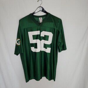 Green Bay Packers #52 Clay Matthews Jersey Mens XXL Green NFL Lightweight